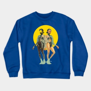 Standing by the sunset Crewneck Sweatshirt